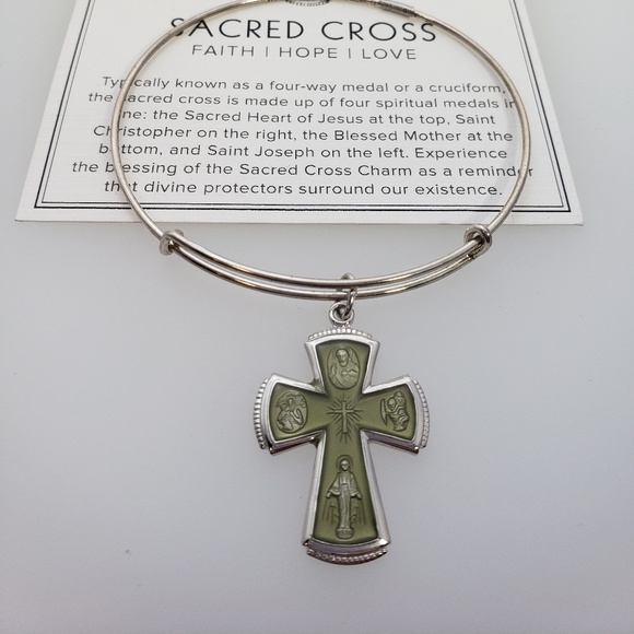 NEW Alex and Ani Precious Sacred Cross Sterling